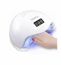 Cabine Sun 5 Digital 48w Secagem Unhas De Gel branco/rosa