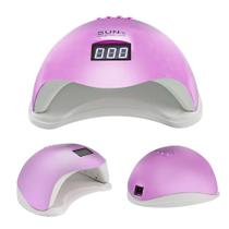 Cabine Sun 5 Led Uv Bivolt Metalica 48w 2 In 1 Digital Rosa Cabine Sun 5 Led Uv Bivolt Metalica 48w 2 In 1 Digital Rosa
