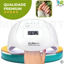 Cabine Sun 5 X Plus 36 Leds 120w Led Uv Hibrida Acrigel Unha Secador Gel Esmaltes Bivolt - Miramart