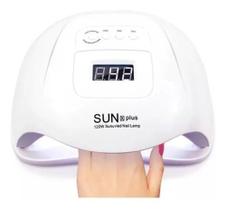 Cabine Sun X Plus Led Uv 120w Hibrida Acrigel Unha Gel