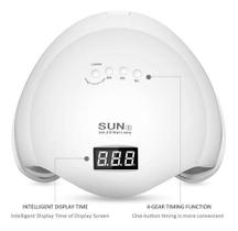 Cabine Sun5 48w P/ Unhas De Ge Fibra Extensao Nail Manicure