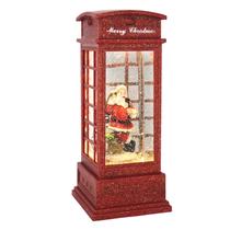 Cabine telefônica de Natal Snow Globe Lantern Eldnacele Cabine telefônica de Natal Snow Globe Lantern Eldnacele
