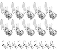 Cabinet Cam Locks Sartatue 5/8" em liga de zinco, pacote com 10 Cabinet Cam Locks Sartatue 5/8" em liga de zinco, pacote com 10