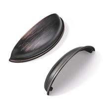 Cabinet Cup Pulls Khtumeware, pacote com 10 unidades, 11,4 cm, bronze oleoso