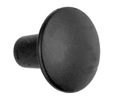 Cabinet Knob Acorn Contemporary Round 3,5 cm de diâmetro em ferro preto