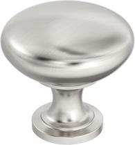 Cabinet Knob Amerock Edona Satin Nickel 3,2 cm Pacote com 10 Cabinet Knob Amerock Edona Satin Nickel 3,2 cm Pacote com 10