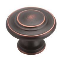 Cabinet Knob Amerock Inspirations, bronze polido a óleo, 33 mm, pacote com 10 Cabinet Knob Amerock Inspirations, bronze polido a óleo, 33 mm, pacote com 10