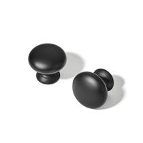 Cabinet Knob SAILING, pacote com 10 unidades em liga de zinco preto fosco Cabinet Knob SAILING, pacote com 10 unidades em liga de zinco preto fosco
