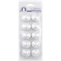 Cabinet Knob Stone Harbor Charlotte, 3,5 cm, pacote com 10, cromado