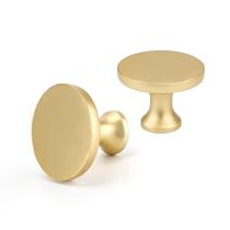 Cabinet Knobs goldenwarm Brushed Gold Zinc Alloy (pacote com 25)