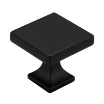 Cabinet Knobs homdiy Matte Black Square Zinc Alloy x20