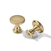 Cabinet Knobs khtumeware em latão escovado, pacote com 10 unidades, pesadas