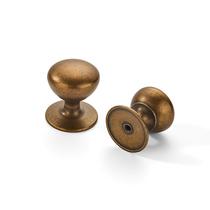 Cabinet Knobs khtumeware, latão antigo, pacote com 4 unidades, pesadas