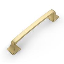 Cabinet Pull Amerdeco Brushed Gold, 5 polegadas, 128 mm, pacote com 10