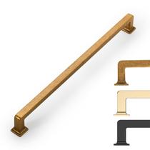 Cabinet Pulls 9BUILD, latão antigo de 256 mm, pacote com 6 Cabinet Pulls 9BUILD, latão antigo de 256 mm, pacote com 6