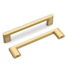 Cabinet Pulls Homdiy Matte Gold, 128 mm, orifício, pacote com 10 unidades de alumínio Cabinet Pulls Homdiy Matte Gold, 128 mm, orifício, pacote com 10 unidades de alumínio