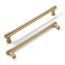Cabinet Pulls khtumeware vintage em latão antigo de 20,3 cm, pacote com 10 Cabinet Pulls khtumeware vintage em latão antigo de 20,3 cm, pacote com 10