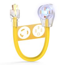 Cable Adaptador TOOLIOM de 30A a 50A para RV 30 cm 125V Cable Adaptador TOOLIOM de 30A a 50A para RV 30 cm 125V