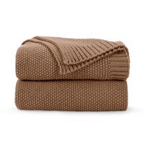 Cable Blanket CozeCube Caramel Brown Kit 152x203cm Cable Blanket CozeCube Caramel Brown Kit 152x203cm