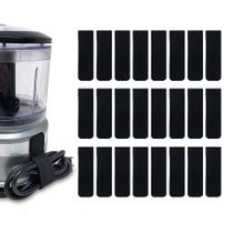 Cable Clams Wrap-It Storage, 3 polegadas, preto, pacote com 24 Cable Clams Wrap-It Storage, 3 polegadas, preto, pacote com 24