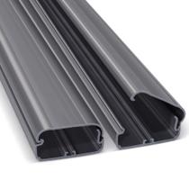 Cable Concealer ZhiYo TV Cord Cover para parede 80 cm cinza