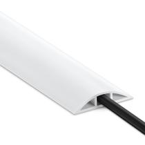 Cable Cover Floor LZEOY, protetor de cabo branco de 6 pés, PVC