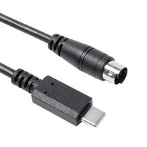 Cable Cutesliving USB/USB-C para Mini-Din macho de 7 pinos para iRig Cable Cutesliving USB/USB-C para Mini-Din macho de 7 pinos para iRig