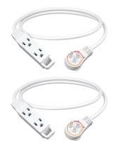 Cable de alimentación DEWENWILS 0,9 m con enchufe plano giratorio 360 y 3 tomacorrientes Cable de alimentación DEWENWILS 0,9 m con enchufe plano giratorio 360 y 3 tomacorrientes