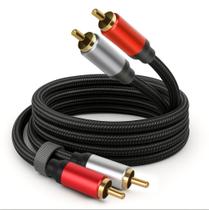 Cable de Audio 2RCA a 2RCA SSSGRGB de 30.5 m con Conectores Bañados en Oro Cable de Audio 2RCA a 2RCA SSSGRGB de 30.5 m con Conectores Bañados en Oro