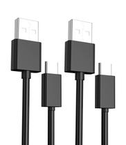 Cable de Carga BERLAT USB C Compatible con PS5/Xbox 2-pack de 2 metros