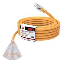 Cable de Extensión EP 4.5 m 14 AWG SJEOW 3 Enchufes 1875W Amarillo