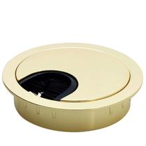 Cable Grommet Desunia, latão polido, orifício de 60 mm, 1 pacote Cable Grommet Desunia, latão polido, orifício de 60 mm, 1 pacote