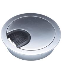 Cable Grommet Desunia Matte Chrome Metal, orifício de 60 mm, 1 pacote Cable Grommet Desunia Matte Chrome Metal, orifício de 60 mm, 1 pacote
