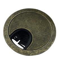 Cable Grommet Desunia, metal de latão antigo, orifício de 60 mm, 1 pacote Cable Grommet Desunia, metal de latão antigo, orifício de 60 mm, 1 pacote