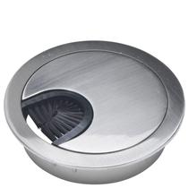 Cable Grommet Desunia, metal de níquel acetinado, orifício de 60 mm, 1 pacote