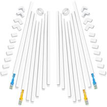 Cable Hider Yecaye 250 cm para 2 cabos, ocultador de fios para TV na parede