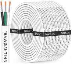 Cable Marino NAOEVO Calibre 18 18/3 Triplex 18 AWG 30m Impermeable Cable Marino NAOEVO Calibre 18 18/3 Triplex 18 AWG 30m Impermeable
