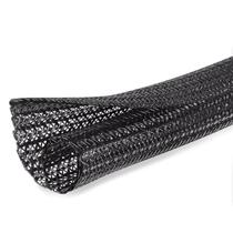Cable Protector Sleeve Moxita de 25 pés a 2,54 cm para alimentação, áudio e USB