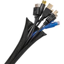 Cable Sleeve Wrap-It Storage, pacote com 3 m, malha preta Cable Sleeve Wrap-It Storage, pacote com 3 m, malha preta