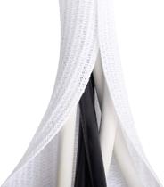 Cable Sleeve ZhiYo, 1,5 m, branca para mesa, PC, TV, computador, pacote com 2 unidades