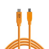 Cable Tether Tools TetherPro USB-C para 2.0 Mini-B 5 pinos 4,6 m