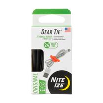 Cable Tie Nite Ize Gear Tie, 7,6 cm, borracha, pacote com 24