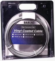 Cable Vinílico Revestido 7x19 3/16-1/4 15m por BARON MFG