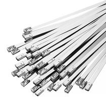 Cable Zip Tskcos Metal 11,8 polegadas 100 unidades de aço inoxidável