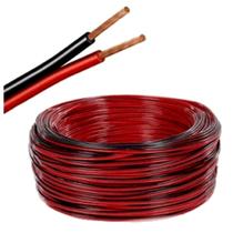 Cabo 0,612mm Bicolor Flexível de 40 Metros Fio P/ Audio E Som Cabo 0,612mm Bicolor Flexível de 40 Metros Fio P/ Audio E Som
