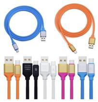 Cabo 1.5m Usb Com Entrada Usb Saída TIPO C - COLORIDO