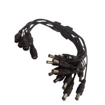 Cabo 1 jack j4 x 3 plug p4 p/ cftv 40cm - kit 5 cabos Cabo 1 jack j4 x 3 plug p4 p/ cftv 40cm - kit 5 cabos