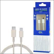 Cabo 1 Metro USB Tipo C Com Lightning Carregamento e Dados Anti Chamas CKS