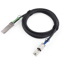 Cabo 10Gtek QSFP (SFF-8436) para SFF-8088 DDR Hybrid Min SAS Cabo 10Gtek QSFP (SFF-8436) para SFF-8088 DDR Hybrid Min SAS