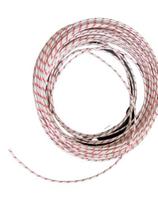 Cabo 1,5mm Fibra Vidro Alta Temperatura 400ºc - Rolo com 5 Metros - Ideal para Instalação em Churrasqueira (Iluminação e Exaustor) Não Derrete ....